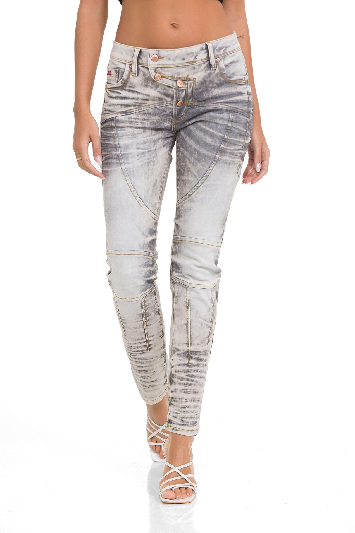 WD502 Jeans Dritti da Donna