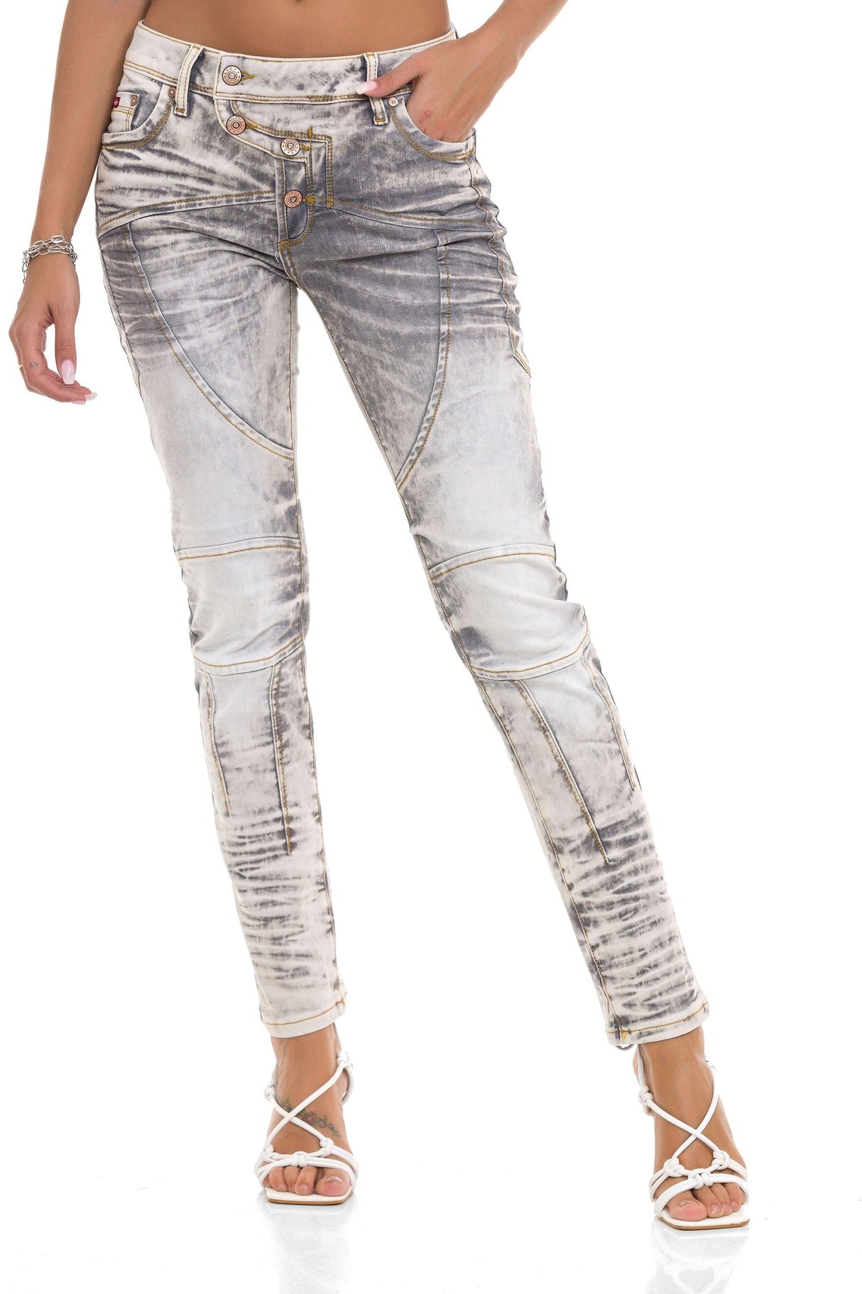 WD502 Jeans Dritti da Donna