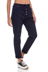 Pantalones de mujer WD508 en un aspecto inusual