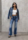 WD514 jeansy damskie  bootcut