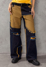 WD527 Women's Jeans in a Punk Look