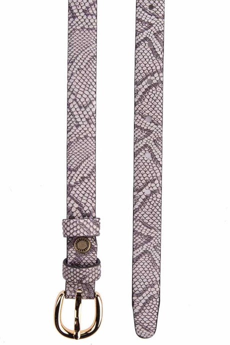 Ceinture des femmes WG113 avec une peau de serpent