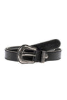 WG117 women belt made of leather with metal buckle