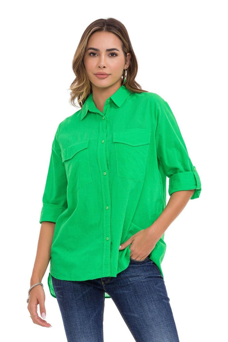 WH123 Camisa para mujeres con estilo cómodamente cortado