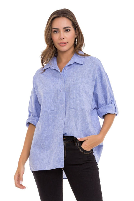 WH125 Camisa para mujeres con estilo cómodamente cortado