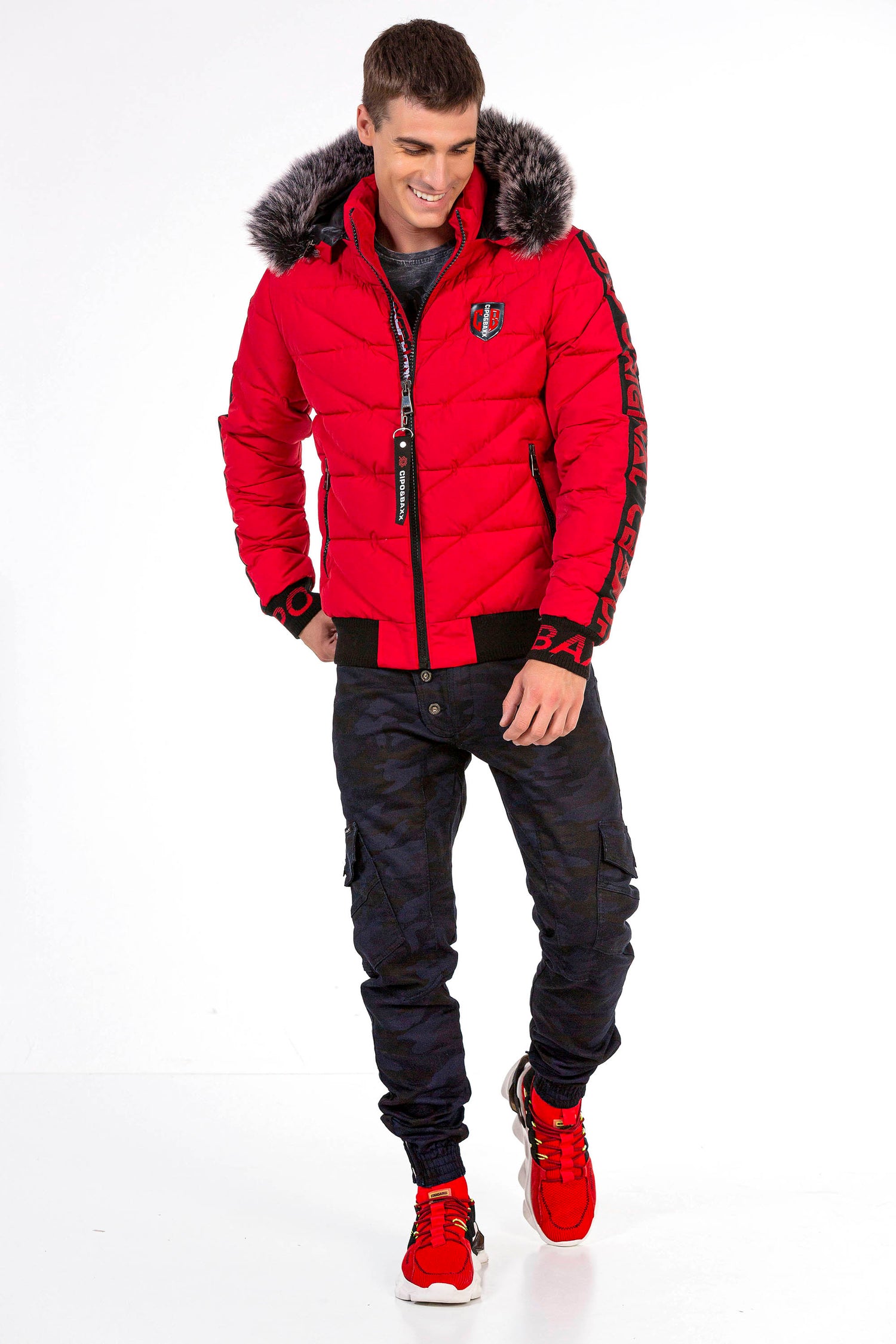 Giacca invernale da uomo CM186 – CIPO & BAXX Giacca invernale da uomo CM186 – CIPO & BAXX