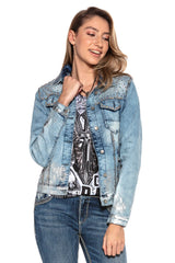 WJ174 women's jacket with a jeans look highlight