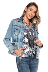 WJ174 women's jacket with a jeans look highlight