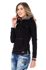 WL188 bluza damska z kołnierzem