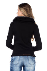 WL188 bluza damska z kołnierzem