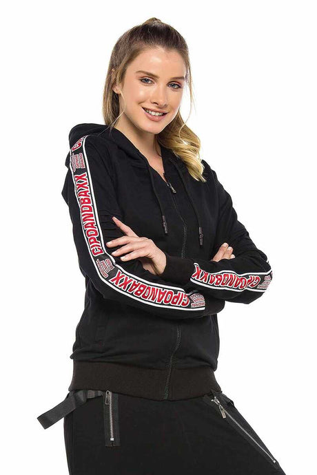 WL211 women's sweat jacket in a sporty design