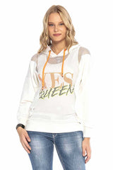 WL240 Sweat à capuche pour femme avec un design raffiné en filet