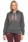 WL246 Women's Statement Print Blouse Hoodie