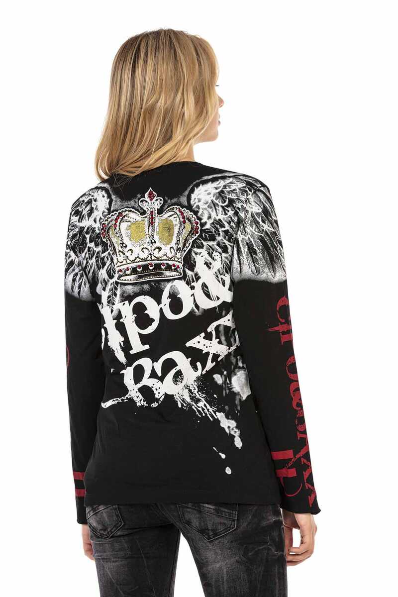 WL284 Women Long -sleeved shirt with great imprint