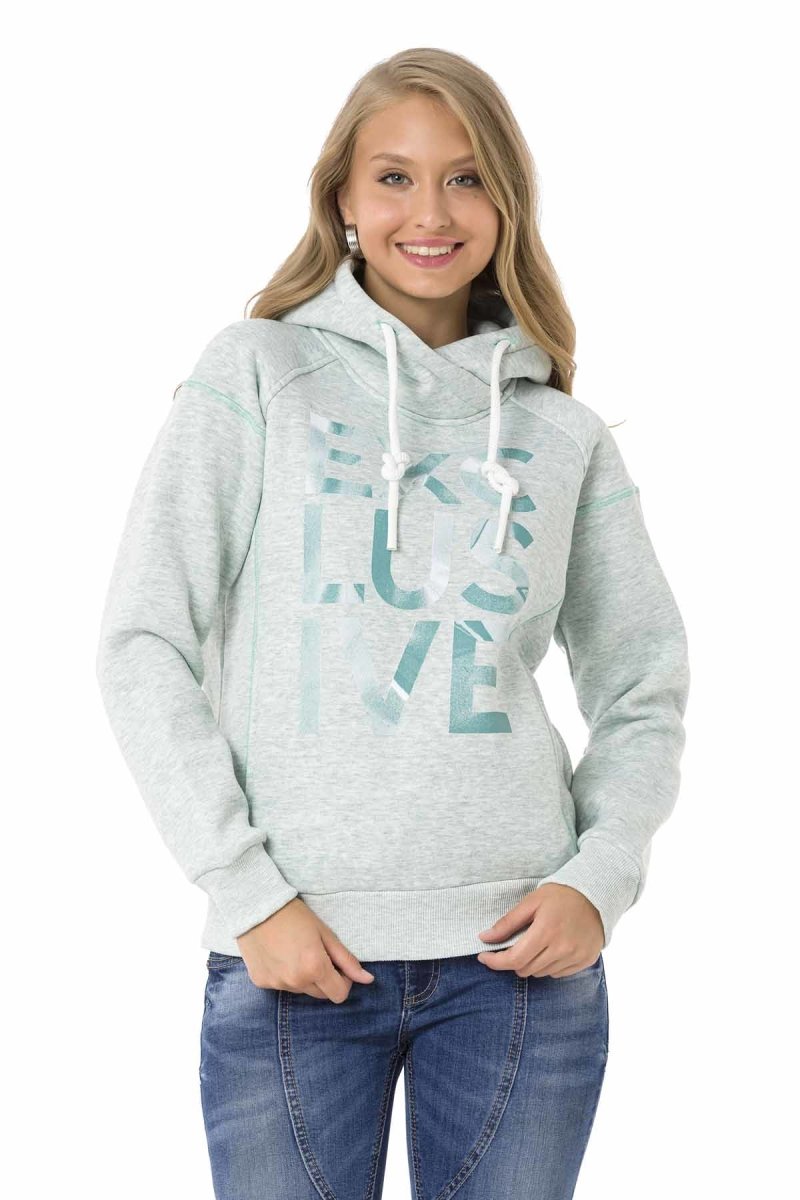 WL330 women hooded sweatshirt in a modern look