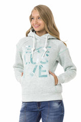 WL330 women hooded sweatshirt in a modern look