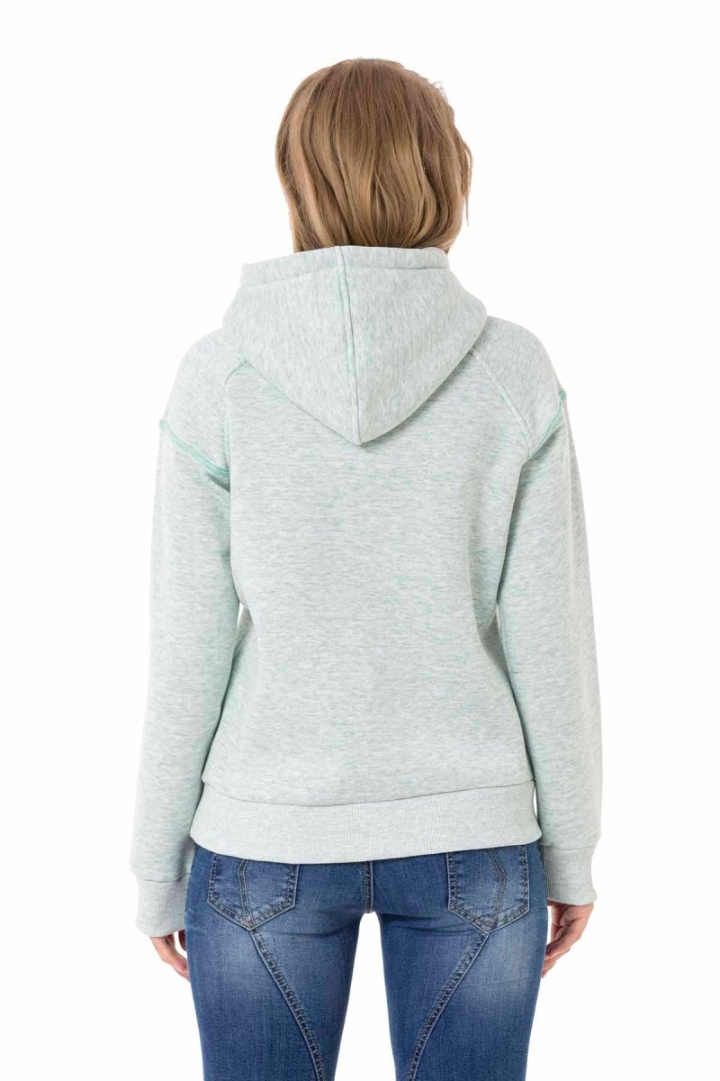 WL330 women hooded sweatshirt in a modern look