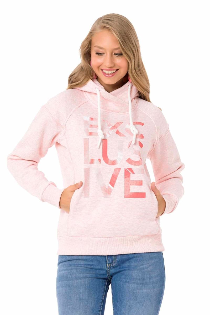 WL330 women hooded sweatshirt in a modern look