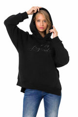 WL331 dames sweatshirt met kap in een coole uitstraling