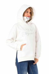 WL331 dames sweatshirt met kap in een coole uitstraling