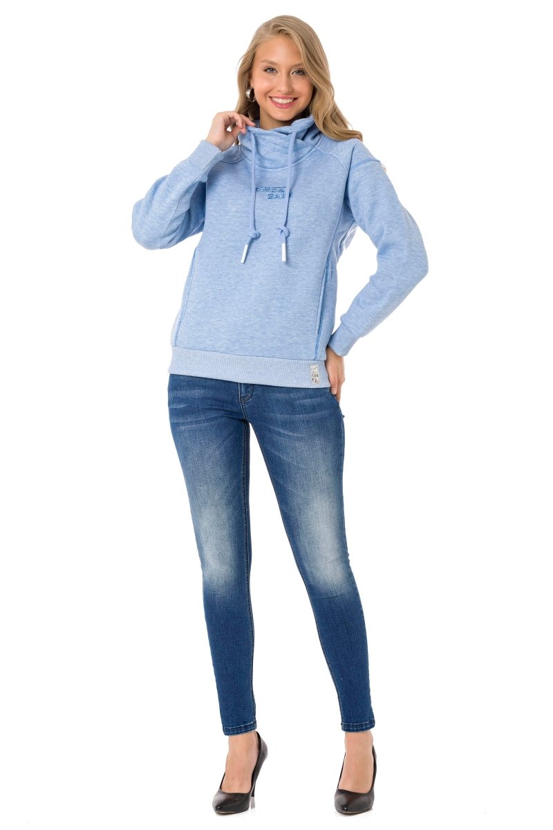 WL336 dames sweatshirt met capuchon in een moderne look