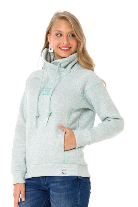 WL336 Damen Kapuzensweatshirt im modernen Look