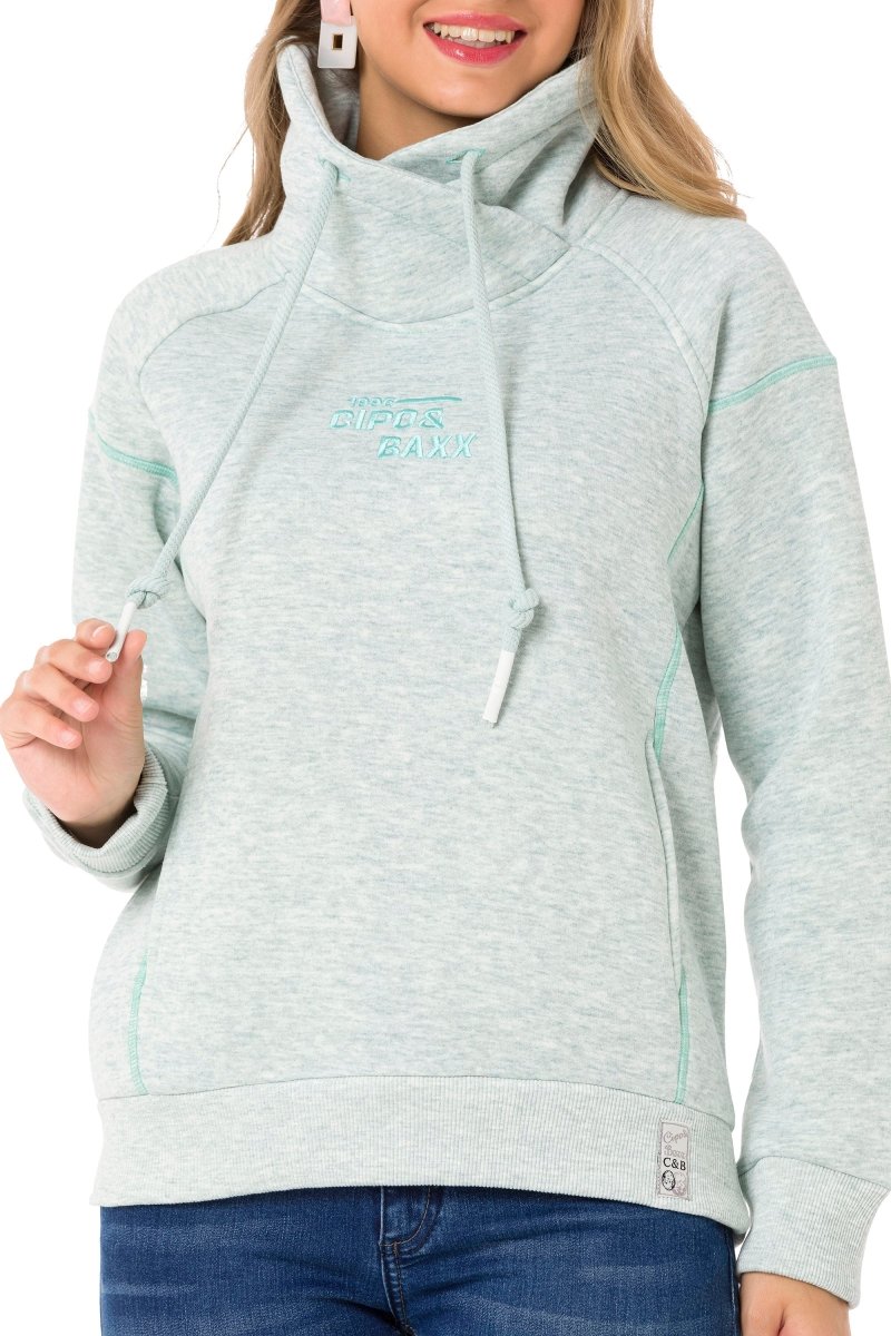 WL336 dames sweatshirt met capuchon in een moderne look