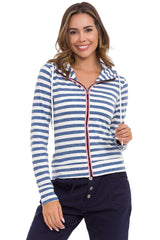 WL348 women's sweat jacket in a sporty design