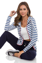 WL348 women's sweat jacket in a sporty design