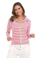 WL348 women's sweat jacket in a sporty design