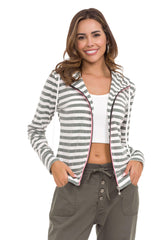 WL348 women's sweat jacket in a sporty design