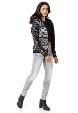 WL352 Felpa da donna biker