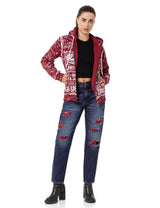 WL352 bluza damska z kapturem rozpinana