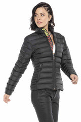 WM116 women's winter jacket with lockable side pockets