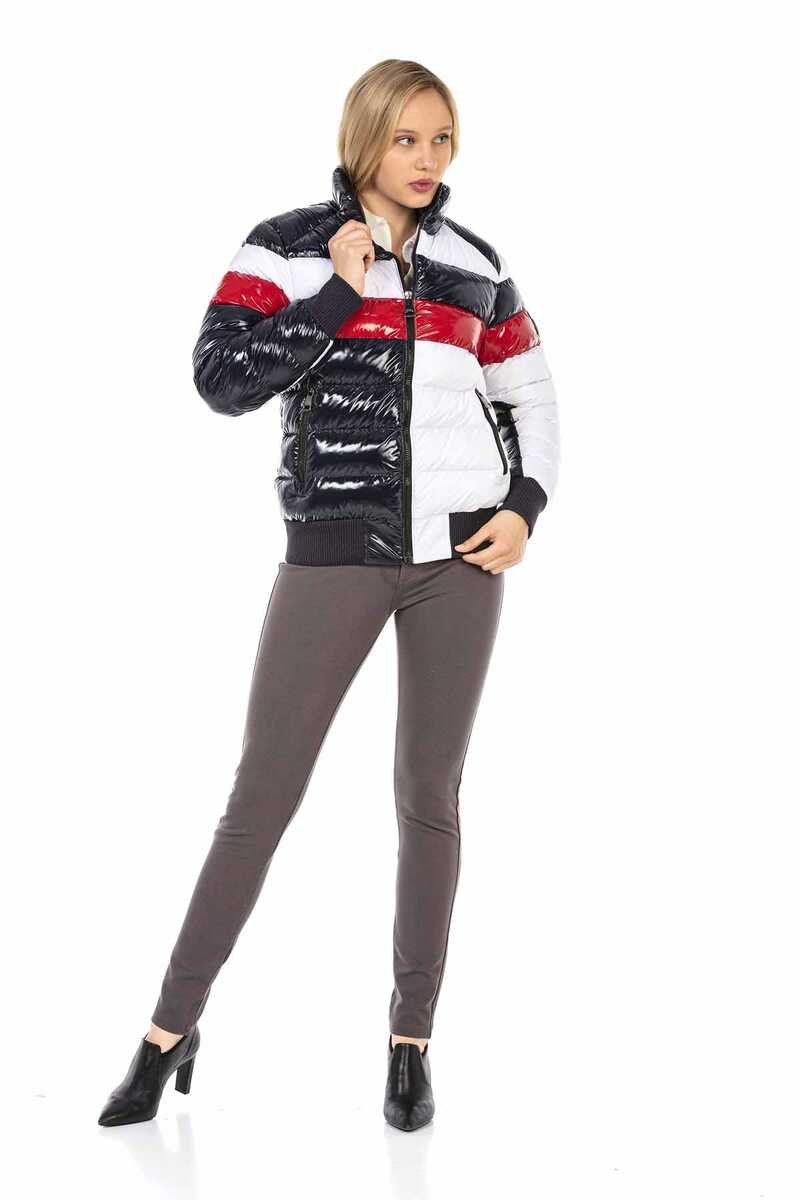 WM120 women's winter jacket with great gloss design