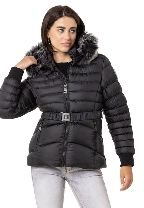 WM132 Damen Winterjacke mit Kapuze