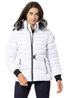 WM132 Chaqueta de invierno para mujeres con capucha