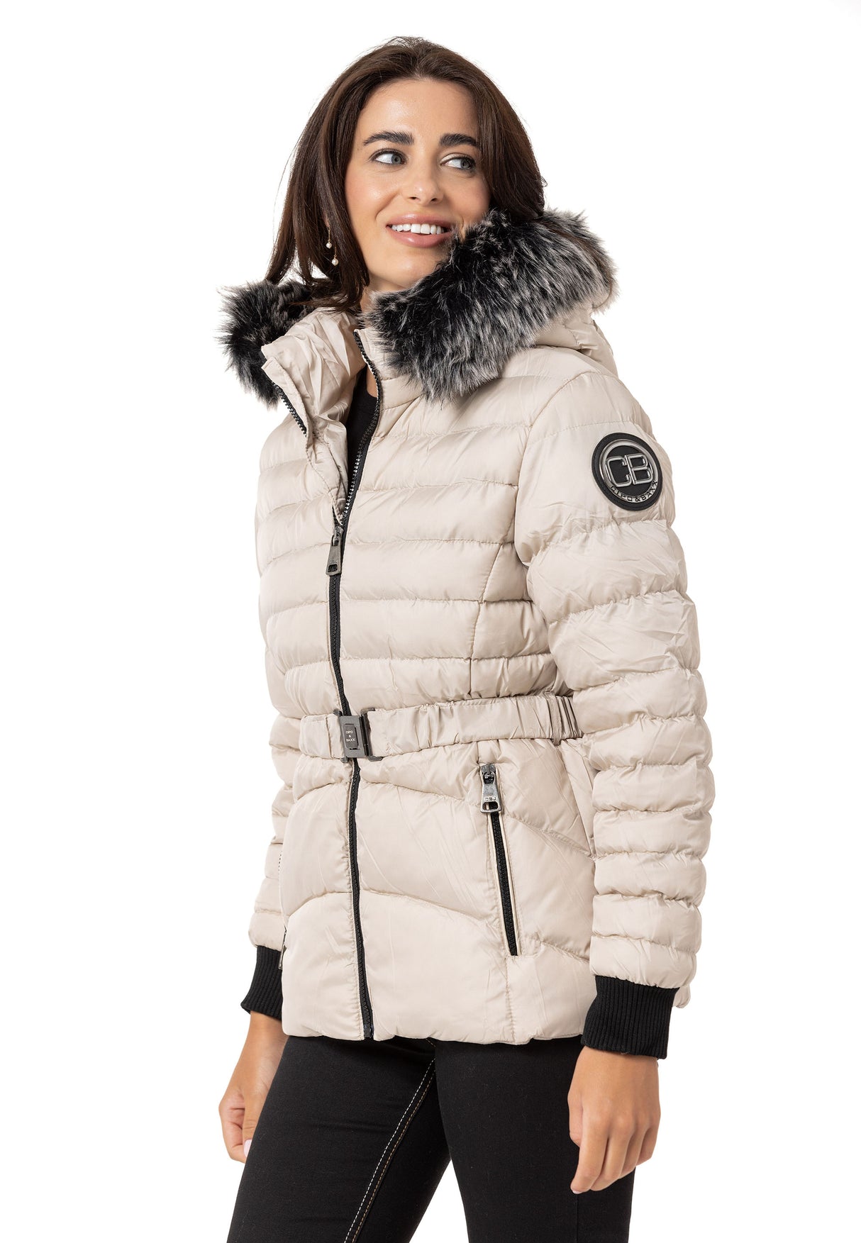 WM132 Chaqueta de invierno para mujeres con capucha