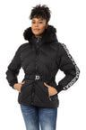 WM133 women's winter jacket with belt