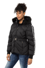 WM133 women's winter jacket with belt