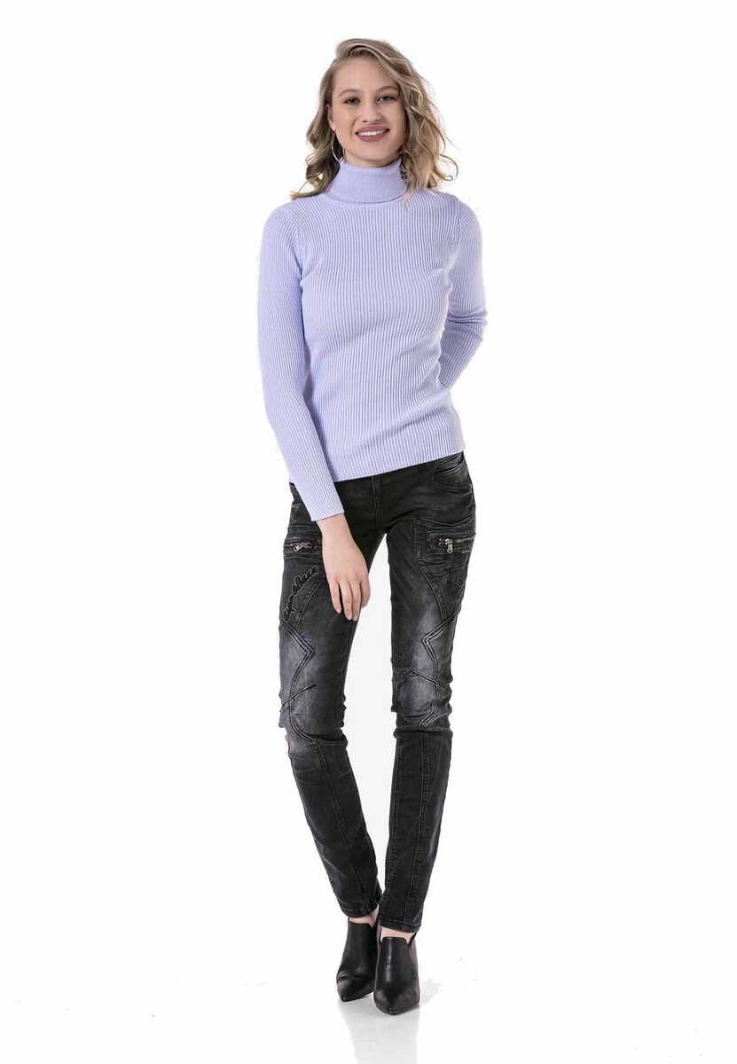 WP227 Women's turtleneck sweater in elegant design