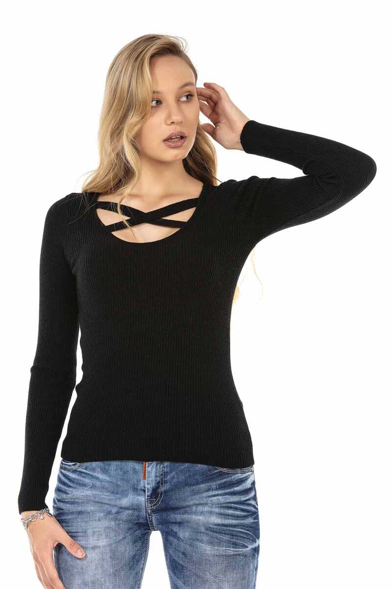 WP232 Women's sweater knitting sweater in a fashionable look