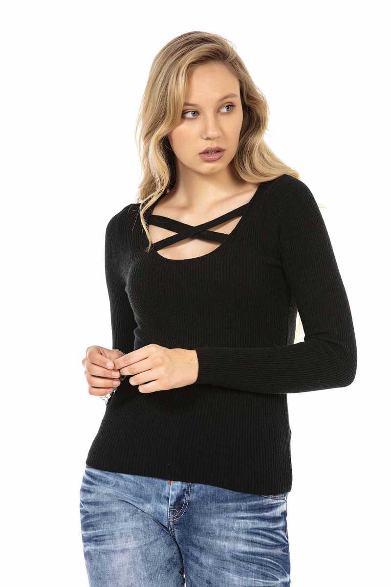 WP232 Women's sweater knitting sweater in a fashionable look