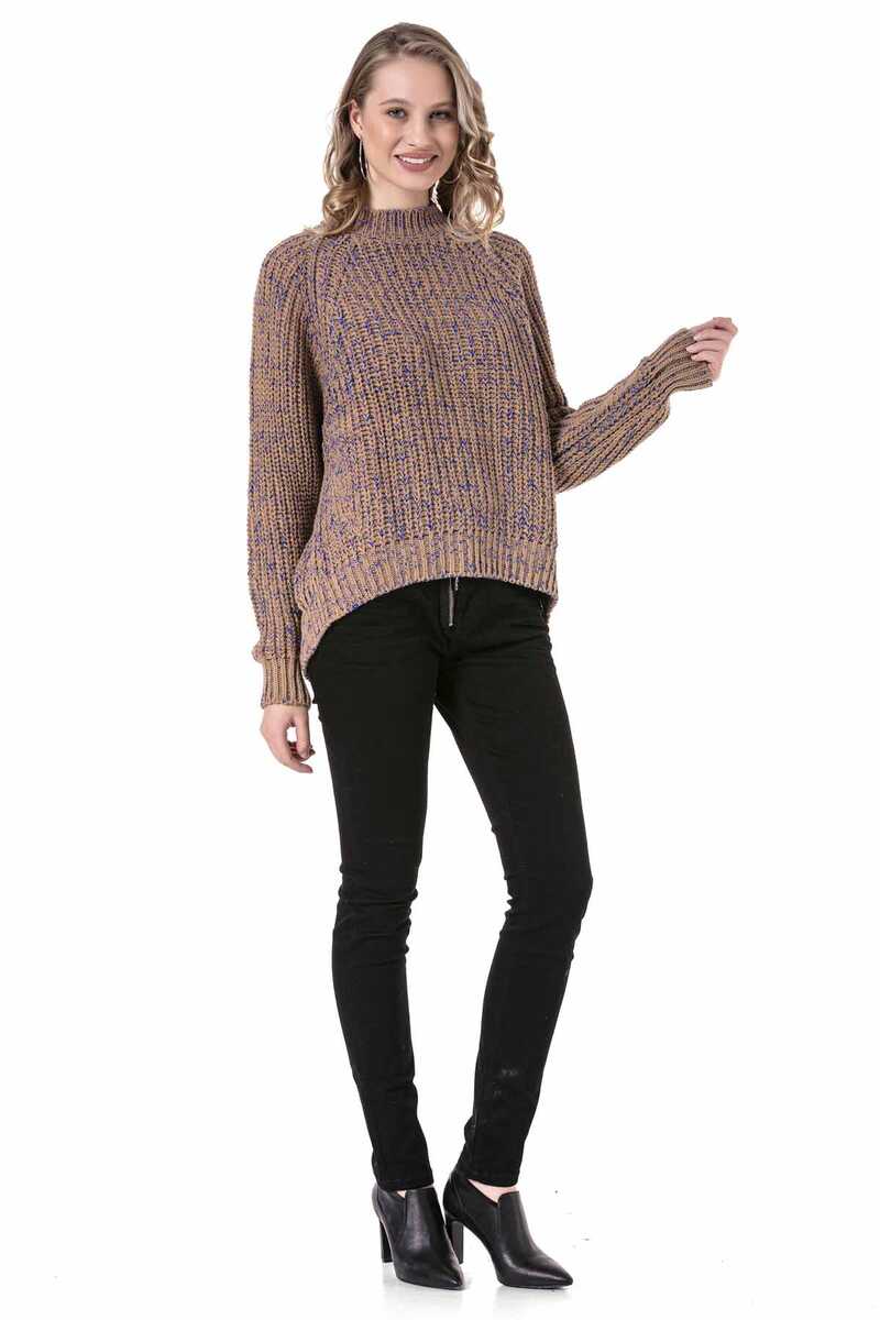 WP237 sweter damski w klasycznym stylu