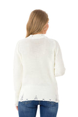 WP255 Women's knit sweater with a modern look