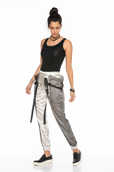 WR122 Women's Joggers Smoked Mesh Detail