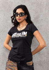 WT259 women's t-shirt with an extraordinary Berlin print