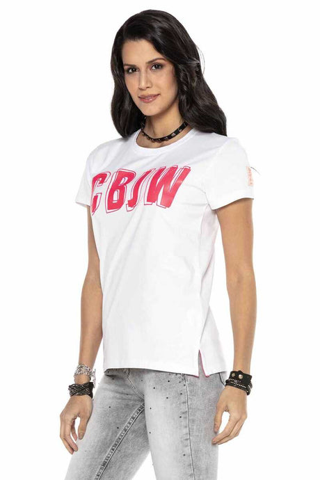 WT275 Women T-shirt met logo-print