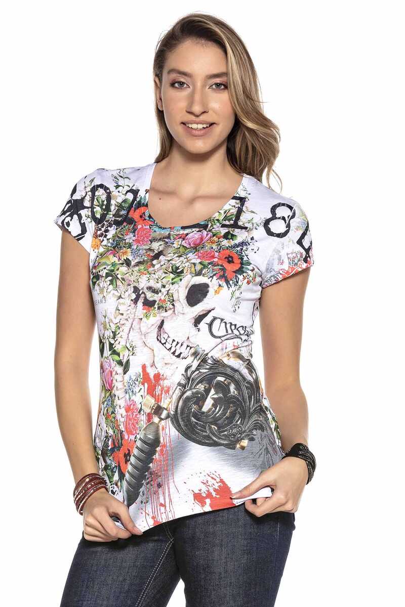  WT286 Camiseta Estampada para Mujer