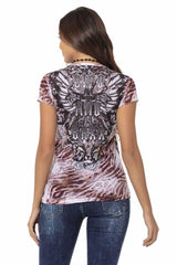 WT329 Dames T-shirt in een extravagante Look